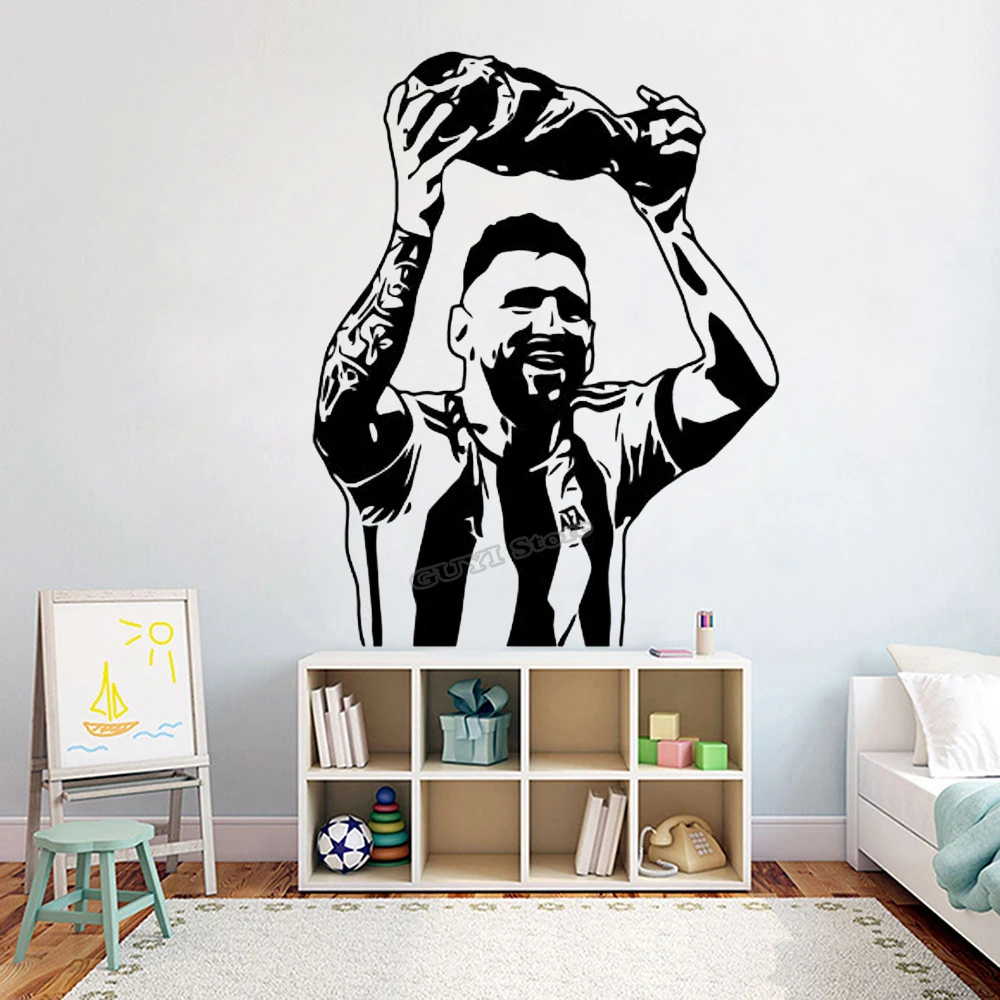Home Gym On Wall - ميسي الجدار ملصق ملصق حائط من