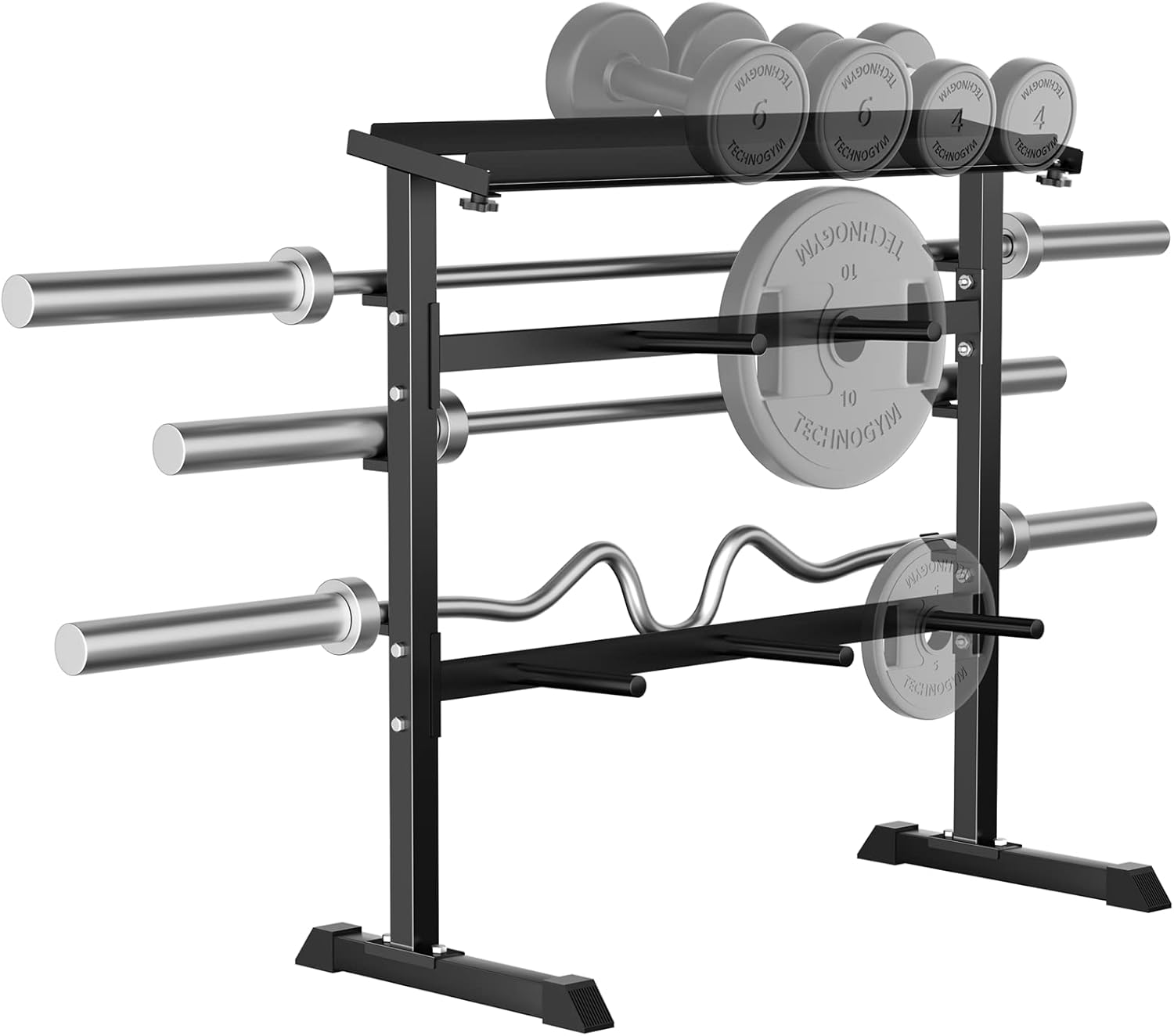رف تخزين الأوزان لتدريب القوة  - مراجعة Home Gym Weight وسعره
