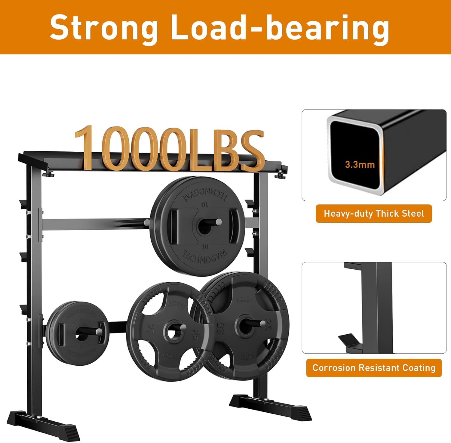 رف تخزين الأوزان لتدريب القوة  - مراجعة Home Gym Weight وسعره
