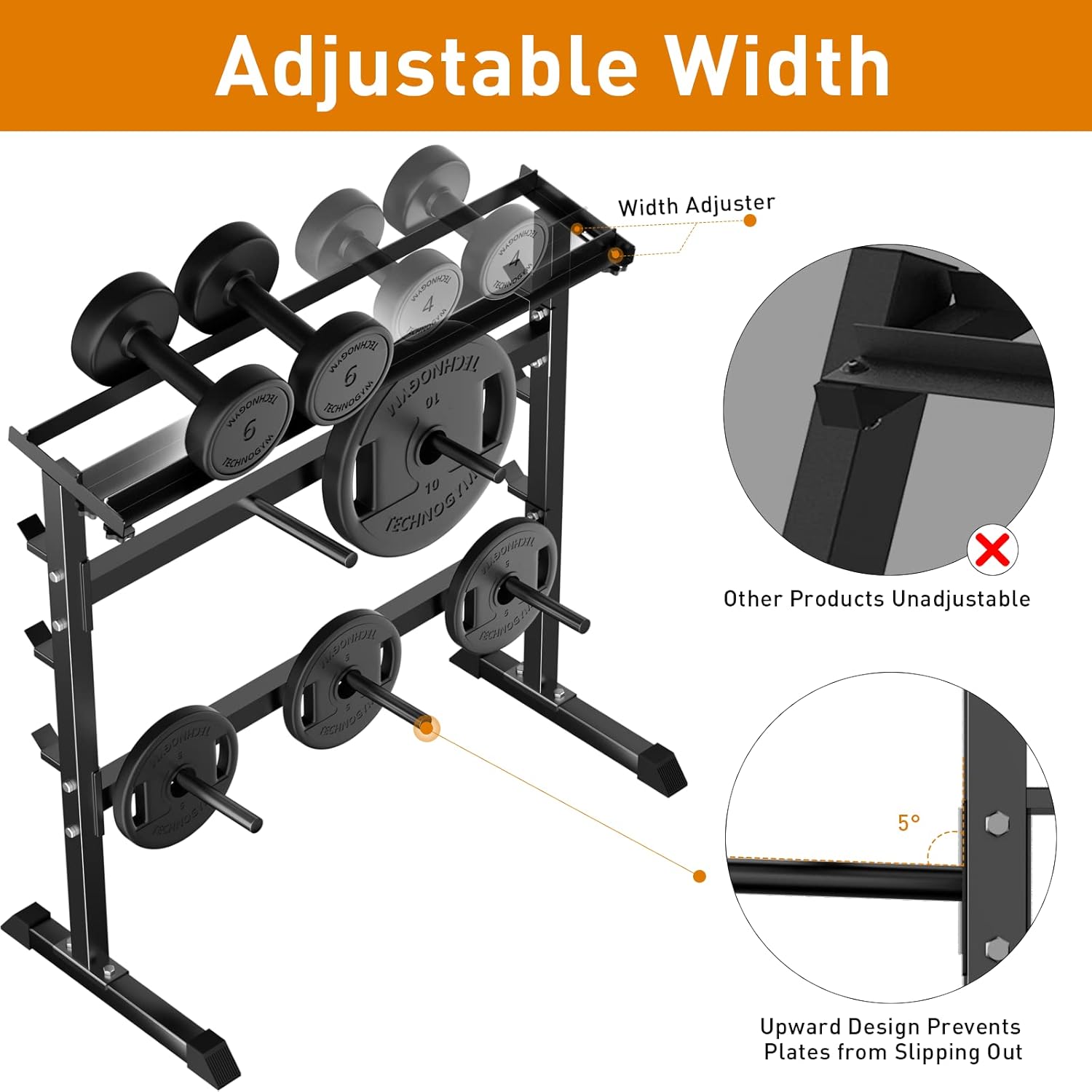 رف تخزين الأوزان لتدريب القوة  - مراجعة Home Gym Weight وسعره