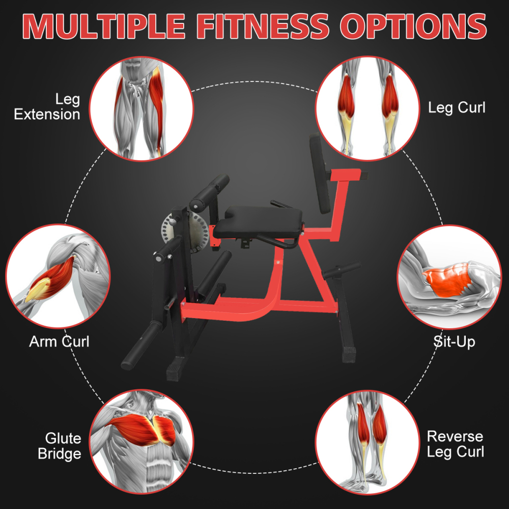 جهاز يي لتمديد وثني الساق قابل - مراجعة Home Gym Leg Extension Machine وسعره