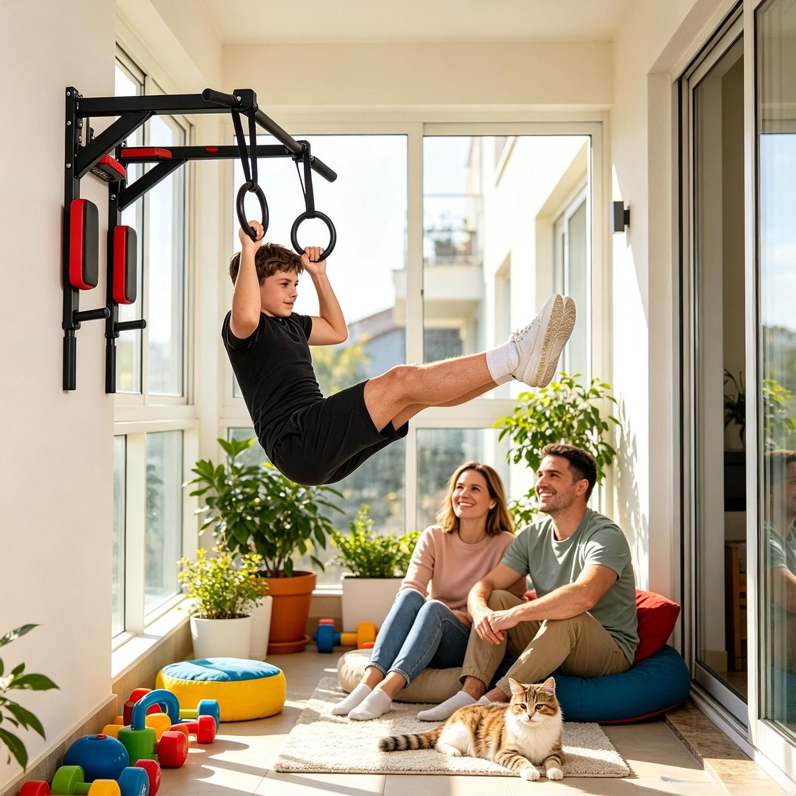 قضيب سحب متعدد الوظائف مثبت عل - مراجعة Home Gym On Wall وسعره