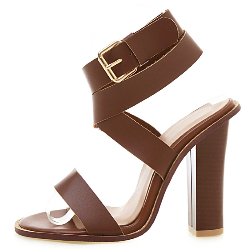 المرأة صنادل طراز جلاديتور عال - مراجعة Ankle Strap Attachment وسعره