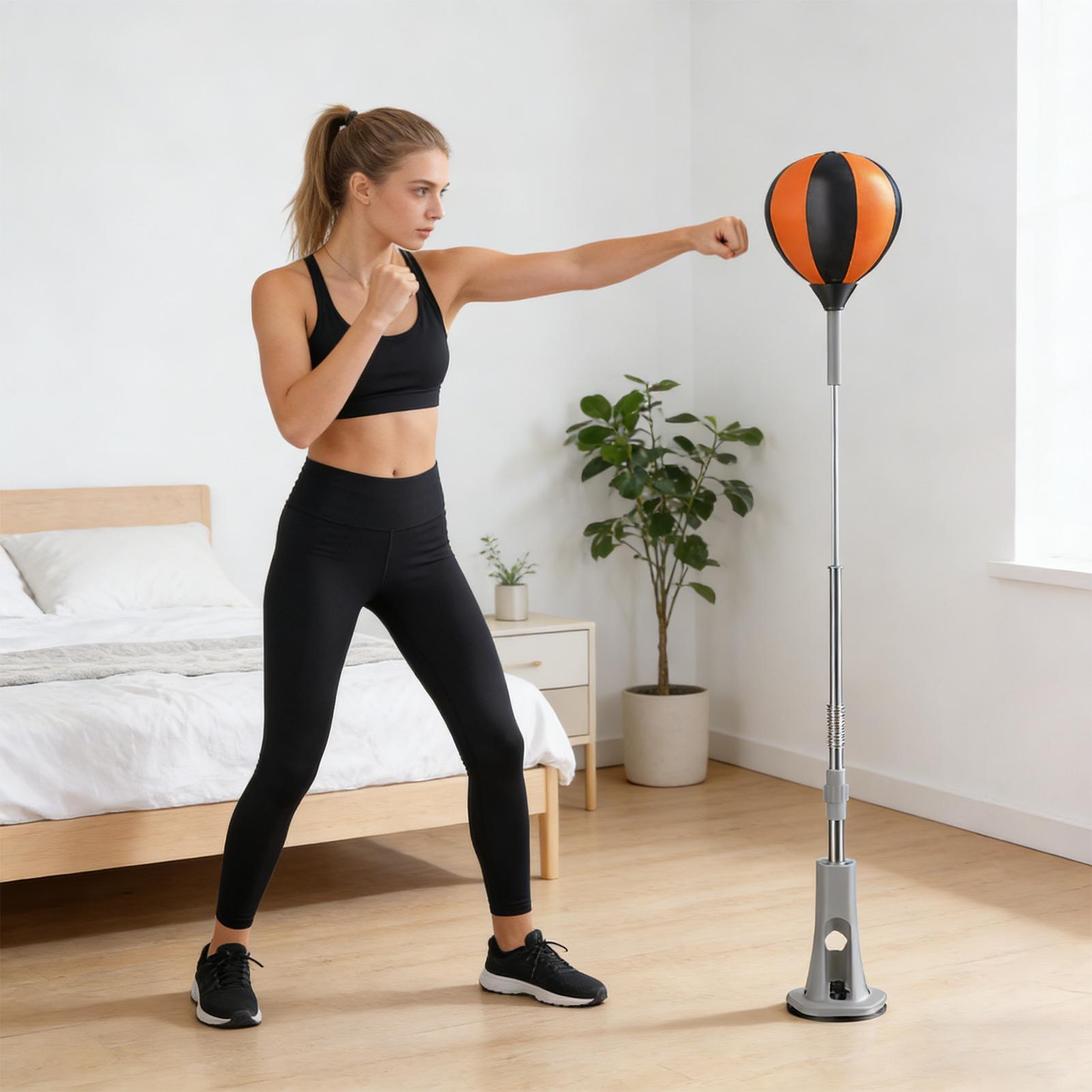 كيس ملاكمة مع حامل، قاعدة شفط  - مراجعة Home Gym Trainer وسعره