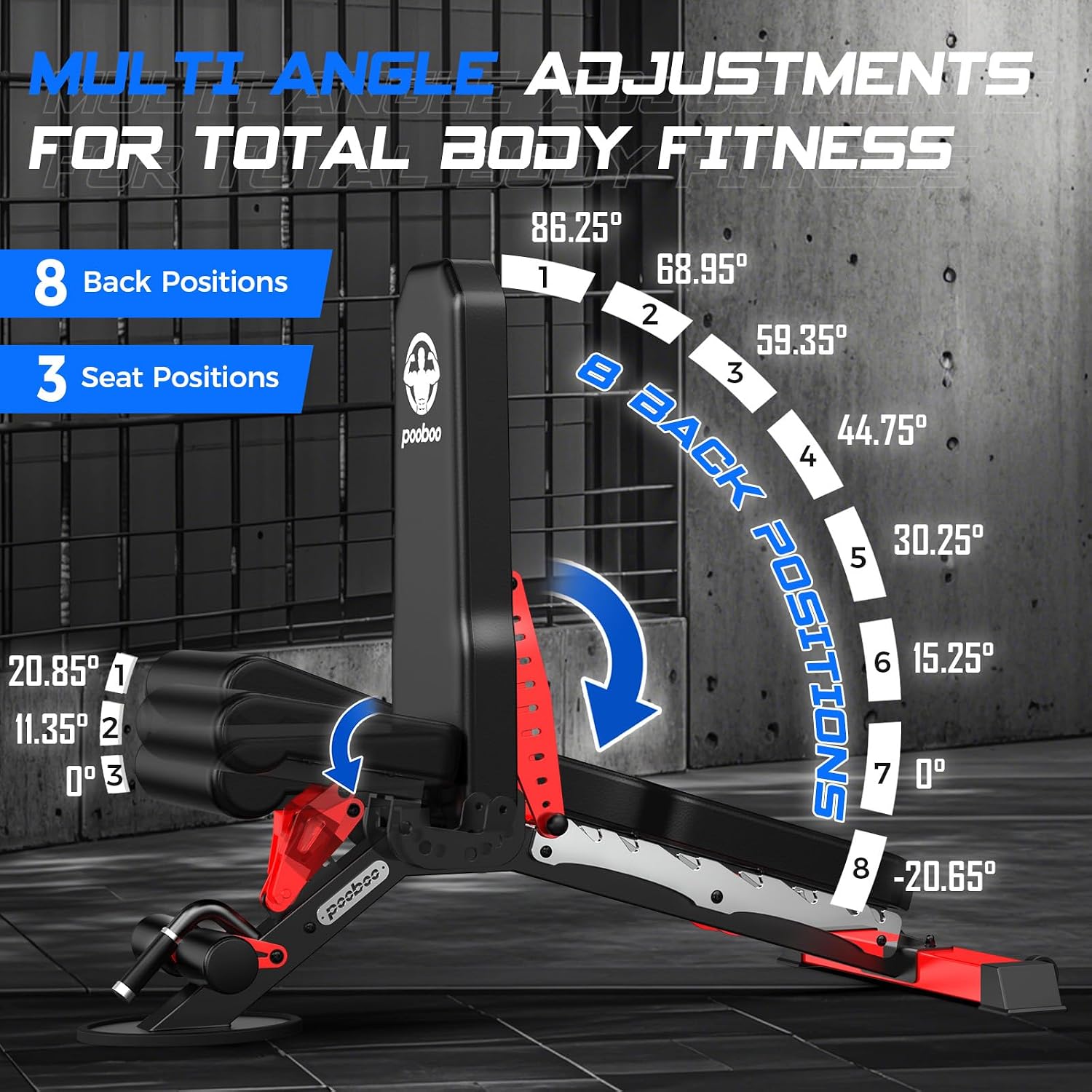 مقعد تمارين قابل للتعديل، يتحم - مراجعة Home Gym Weight وسعره