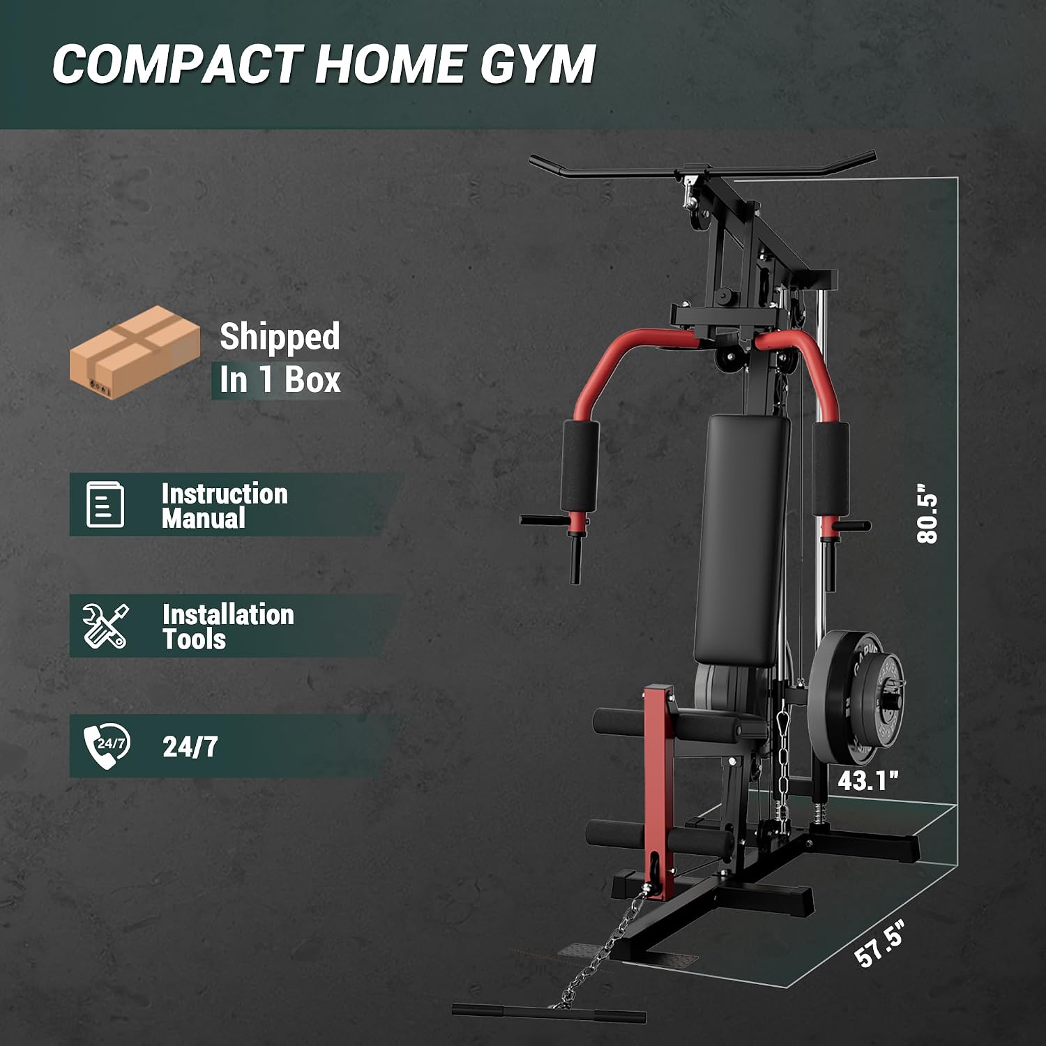 جهاز تمارين منزلي لكامل الجسم  - مراجعة Home Gym Leg Extension Machine وسعره