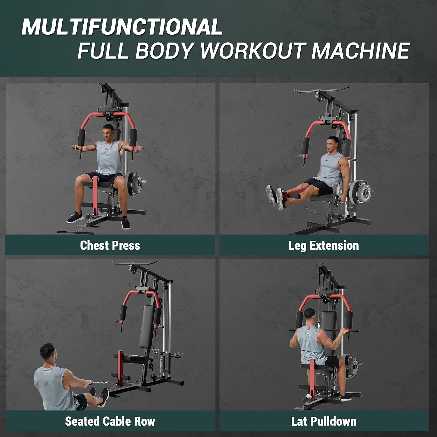 جهاز تمارين منزلي لكامل الجسم  - مراجعة Home Gym Leg Extension Machine وسعره