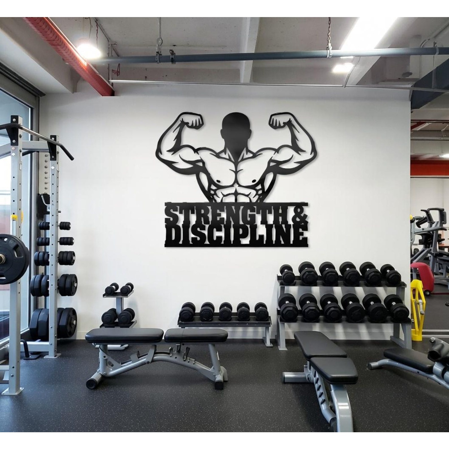لوحة جدارية حديدية من CIFBUY ب - مراجعة Home Gym In Garage وسعره
