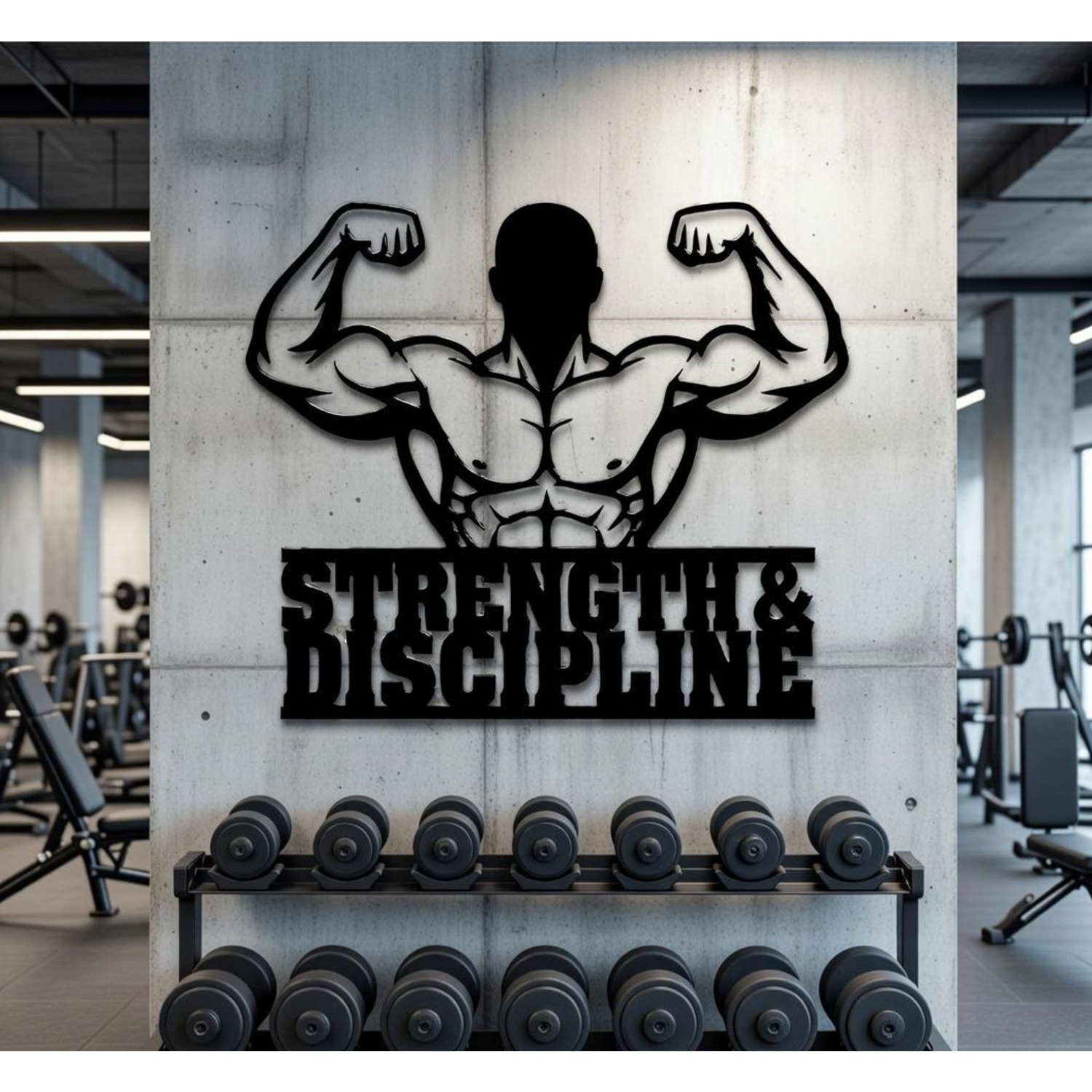 لوحة جدارية حديدية من CIFBUY ب - مراجعة Home Gym In Garage وسعره