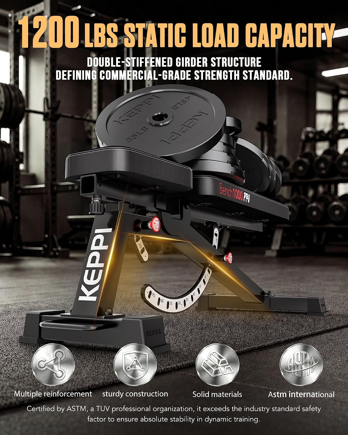 مقعد تمارين قابل للتعديل بقدرة - مراجعة Home Gym Weight وسعره