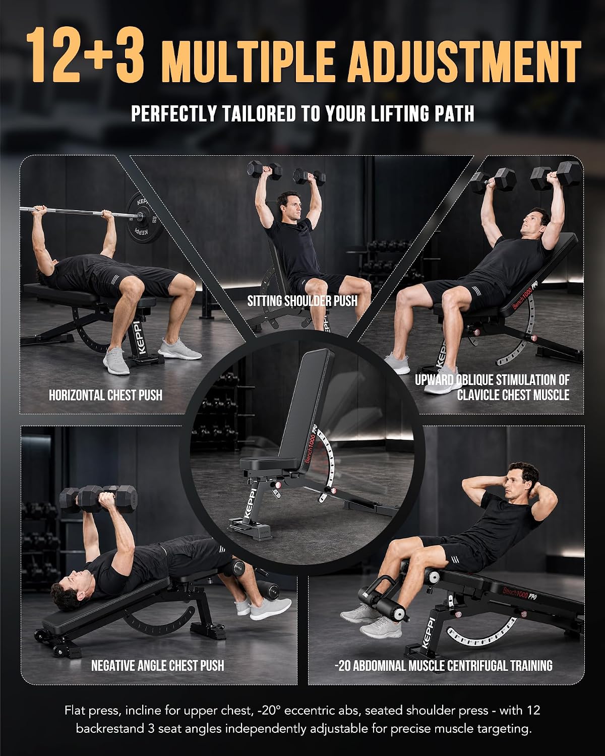 مقعد تمارين قابل للتعديل بقدرة - مراجعة Home Gym Weight وسعره