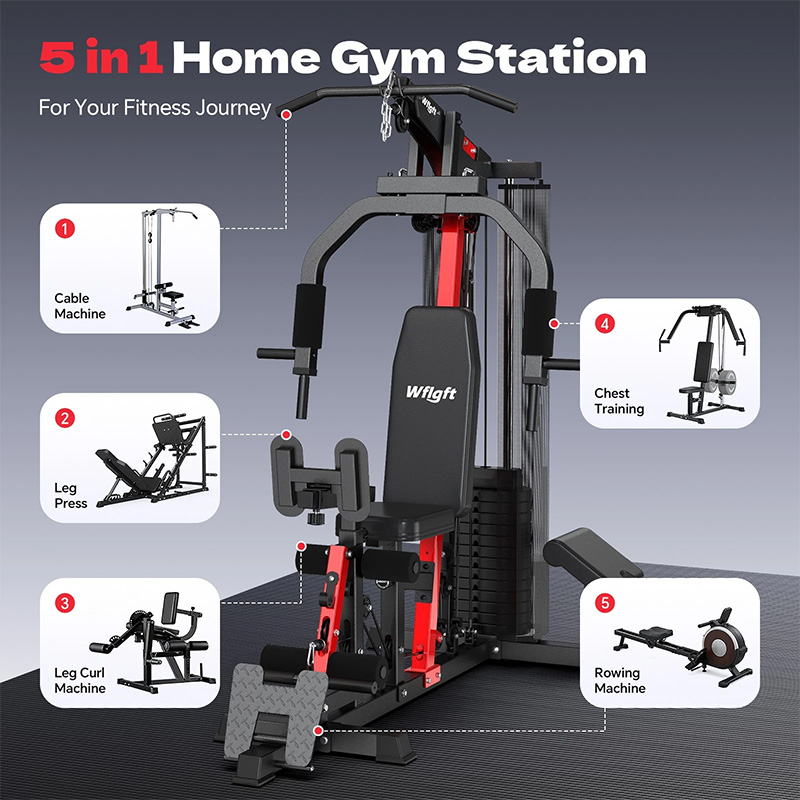 معدات تمارين رياضية منزلية من  - مراجعة Home Gym Leg Extension Machine وسعره
