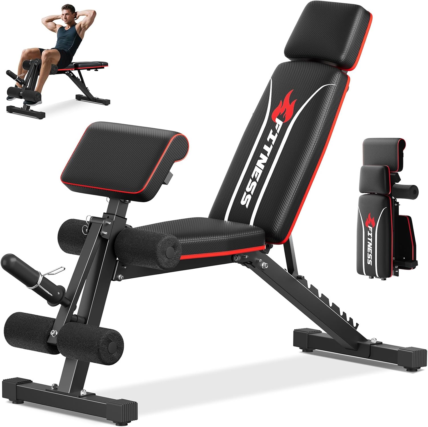 مقعد أوزان قابل للطي للصالة ال - مراجعة Home Gym Weight وسعره